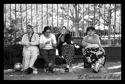 women belleville paris bench natacha colmez