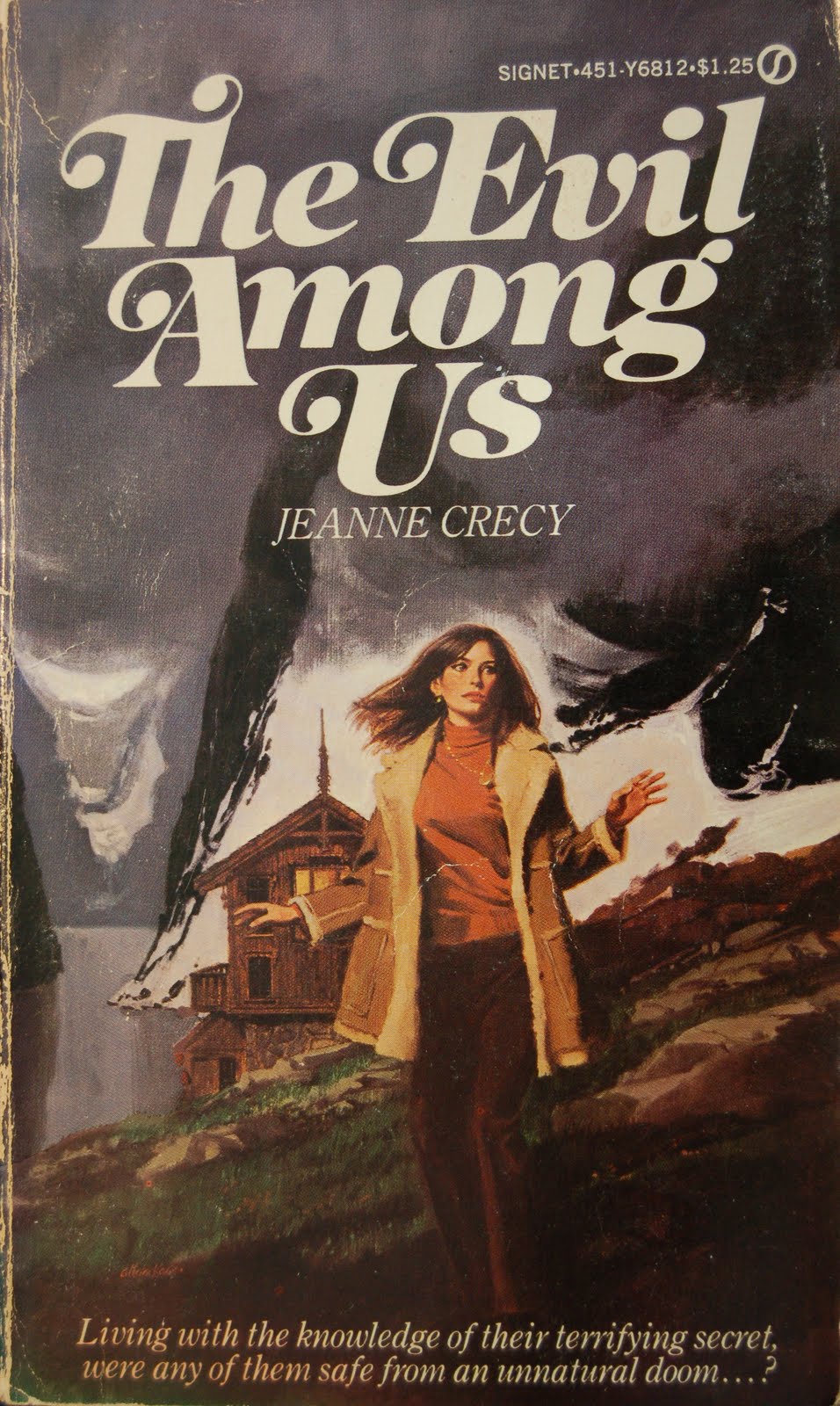 Allan Kass Illustrator Of Book Covers Jeanne Crecy The Evil Among Us