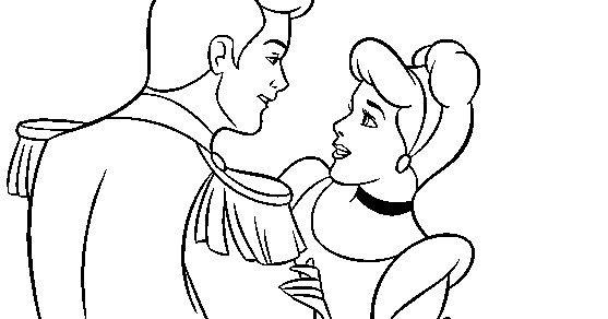 Coloring Pages for everyone: Cinderella
