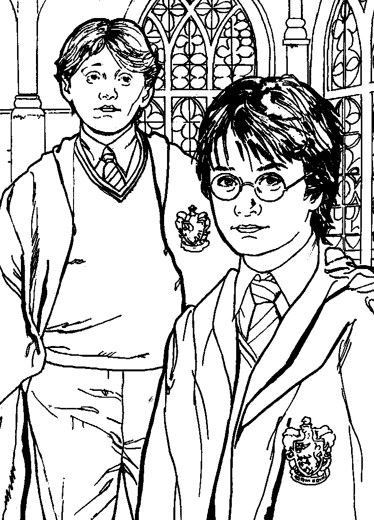 Coloring Pages for everyone: Harry Potter