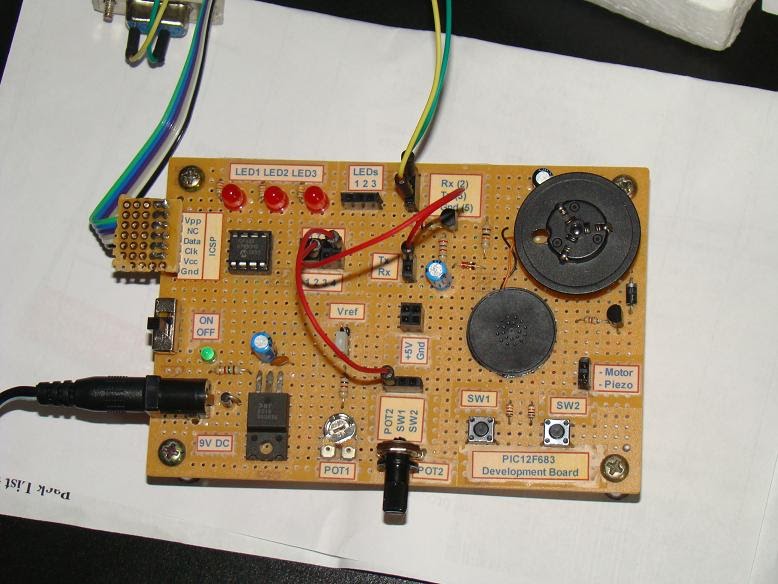 Make Your Own PIC12F683 Development Board Experiment No. 3 Analog to