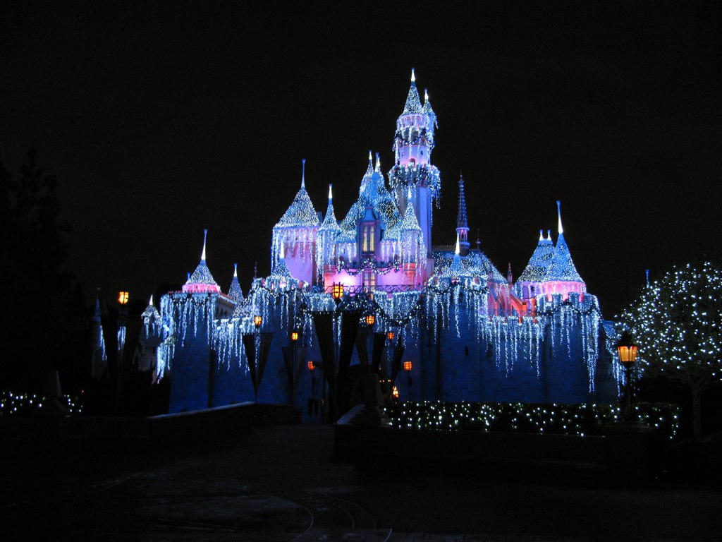 Disneyland Winter Castle