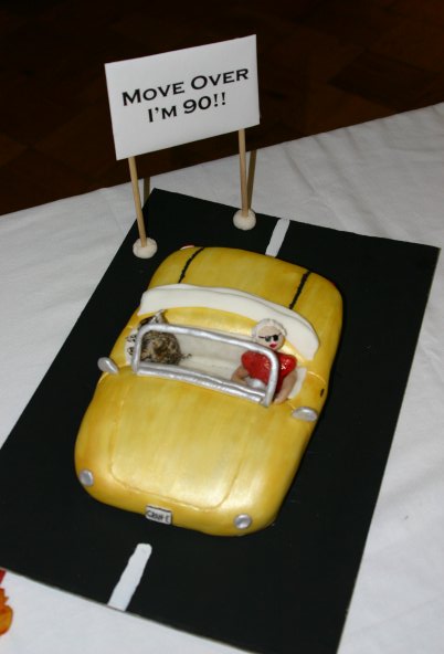 Granny's Car Cake
