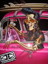 Skelvis em busca da onda perfeita