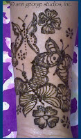 henna butterfly tattoo