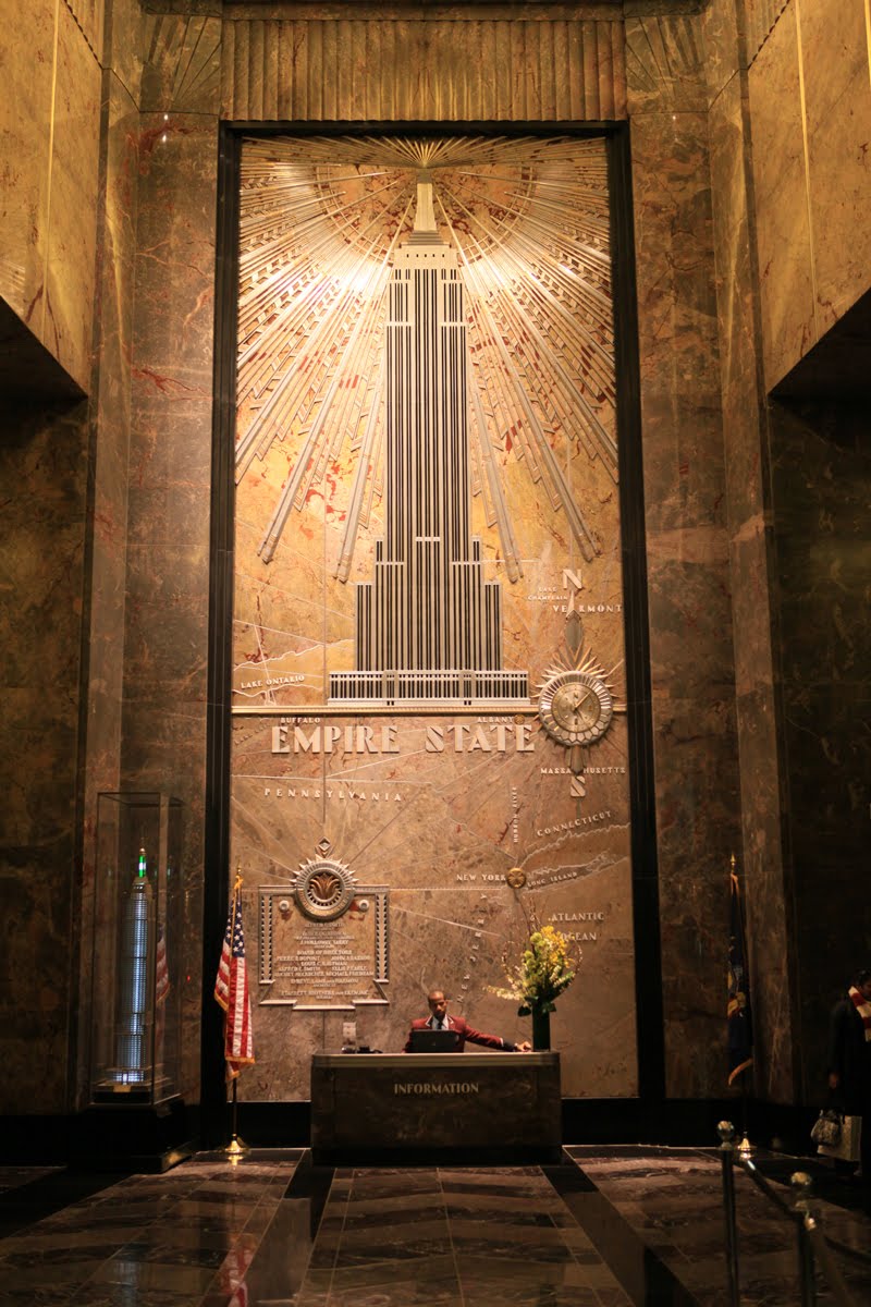 Empire State Building Inside View Empire State Building Inside View