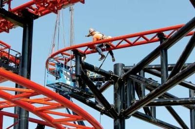 erector set roller coaster