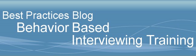 Behavior Based Interviewing Training Blog