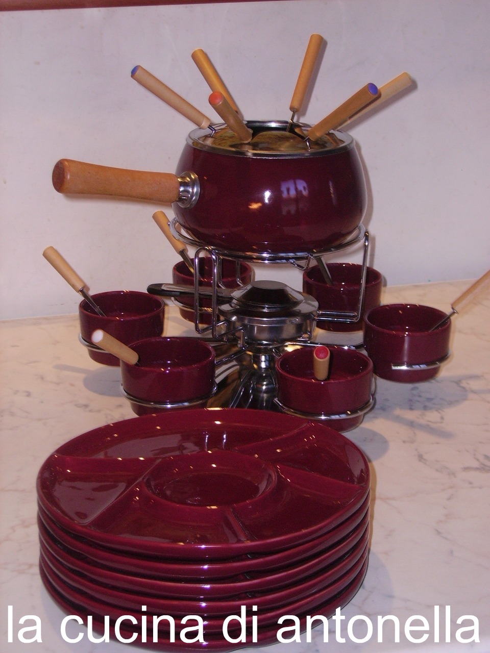 Fondue Bourguignonne con le salse da La cucina di Antonella su