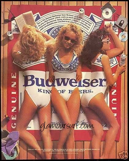 budweiser bathing suit mens