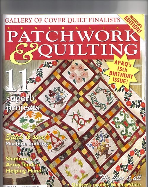 Legend and Lace Australian Patchwork and Quilting magazine