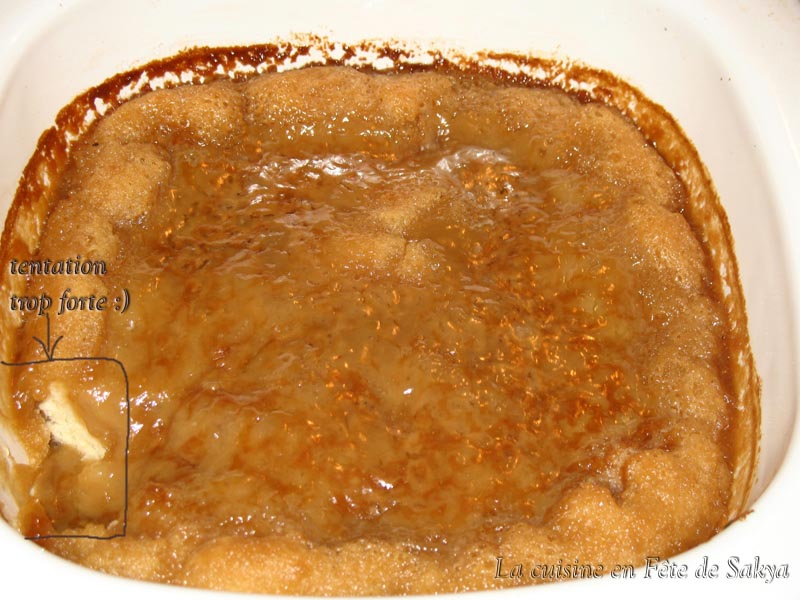 La cuisine en fête de Sakya Pouding Chômeur de Caroline Dumas ( Le