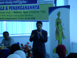 seminar autisme di Jambi Independent, 10 Mei 2008