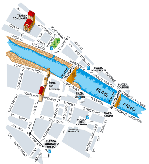 ISTITUTO EUROPEO FIRENZE: Information: Looking for Maps of Florence by