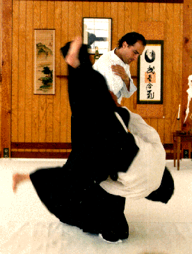 Photo shows Seagal practicing