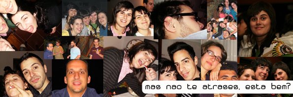 mas não te atrases, está bem?