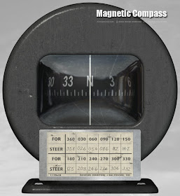 Air Diamond Magnetic Compass