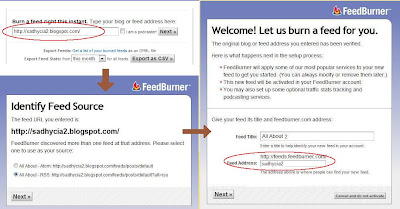 How to create FeedBurner account