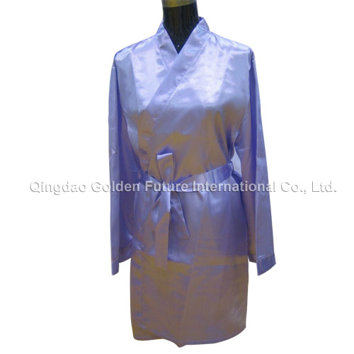 cotton chenile zipper bathrobe