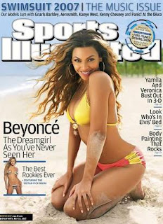 Beyonce Knowles exposed Bikini SI Swimsuit 2007 cover