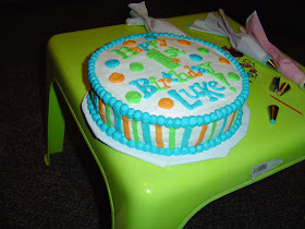 Covey's Cake Creations: 1st Birthday Cake--Boy