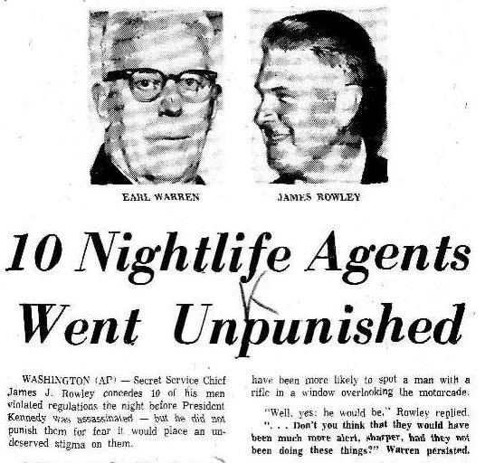 One of the agents was Clint Hill; another was John Ready