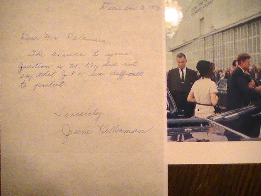 June Kellerman, Roy's widow: Roy did NOT say JFK was difficult to protect