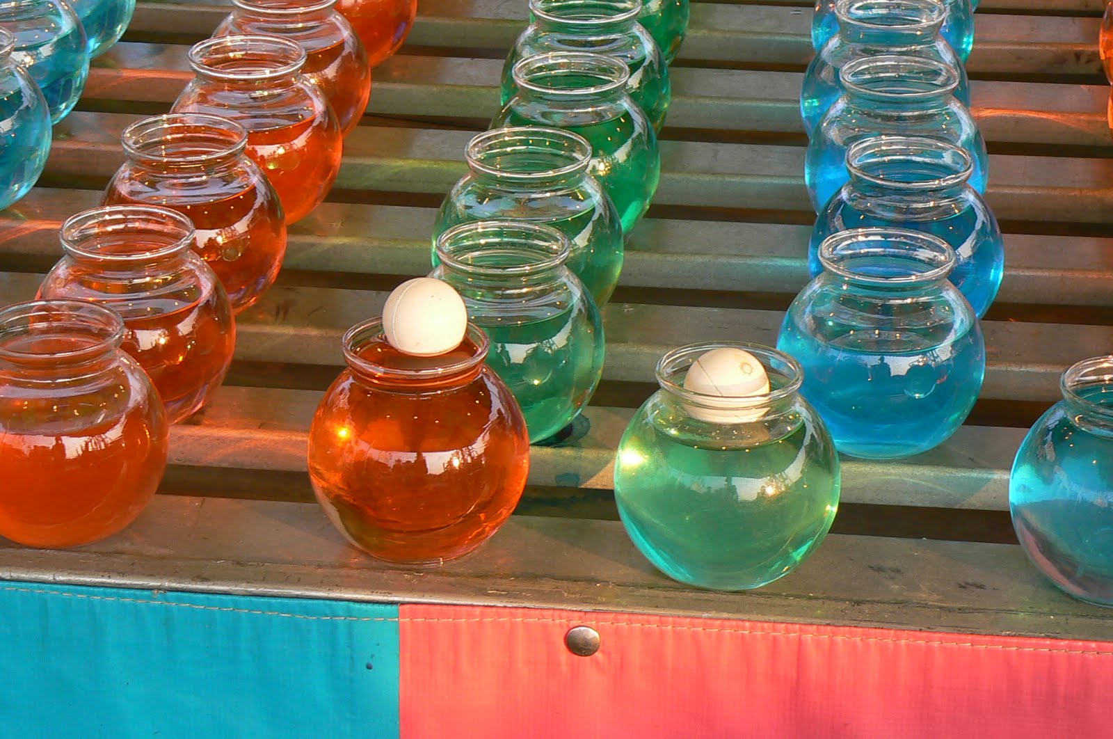 ping pong colored water toss Water games for kids, Fun fair, Games