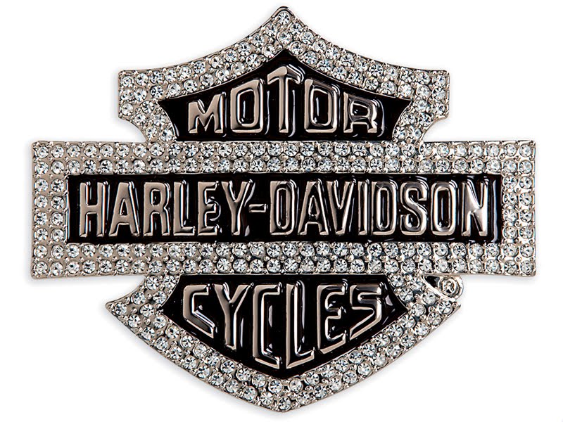 Harley Davidson Logo diamond embedded