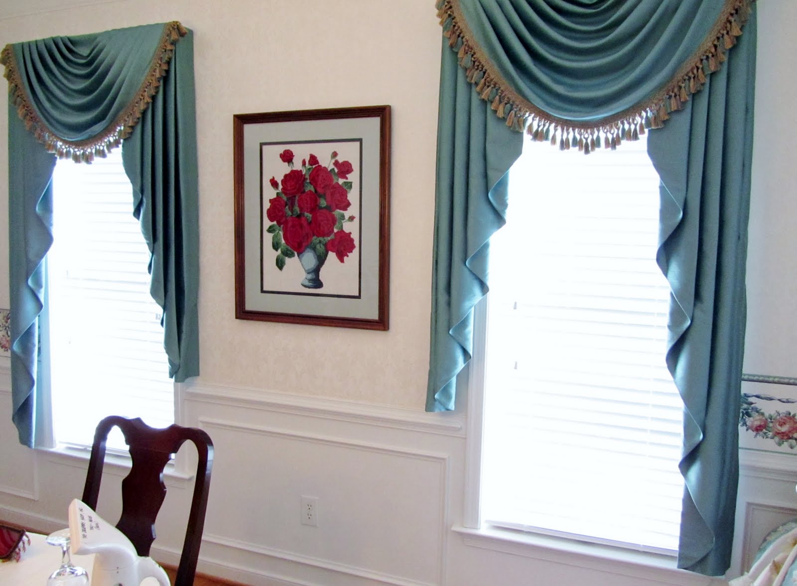 Creatively Yours Custom Interior Design Interior Design Swag Window