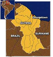 Guyana map