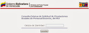 Consulta Estatus de Solicitud de Prestaciones Sociales de Personal Docente, del M.E