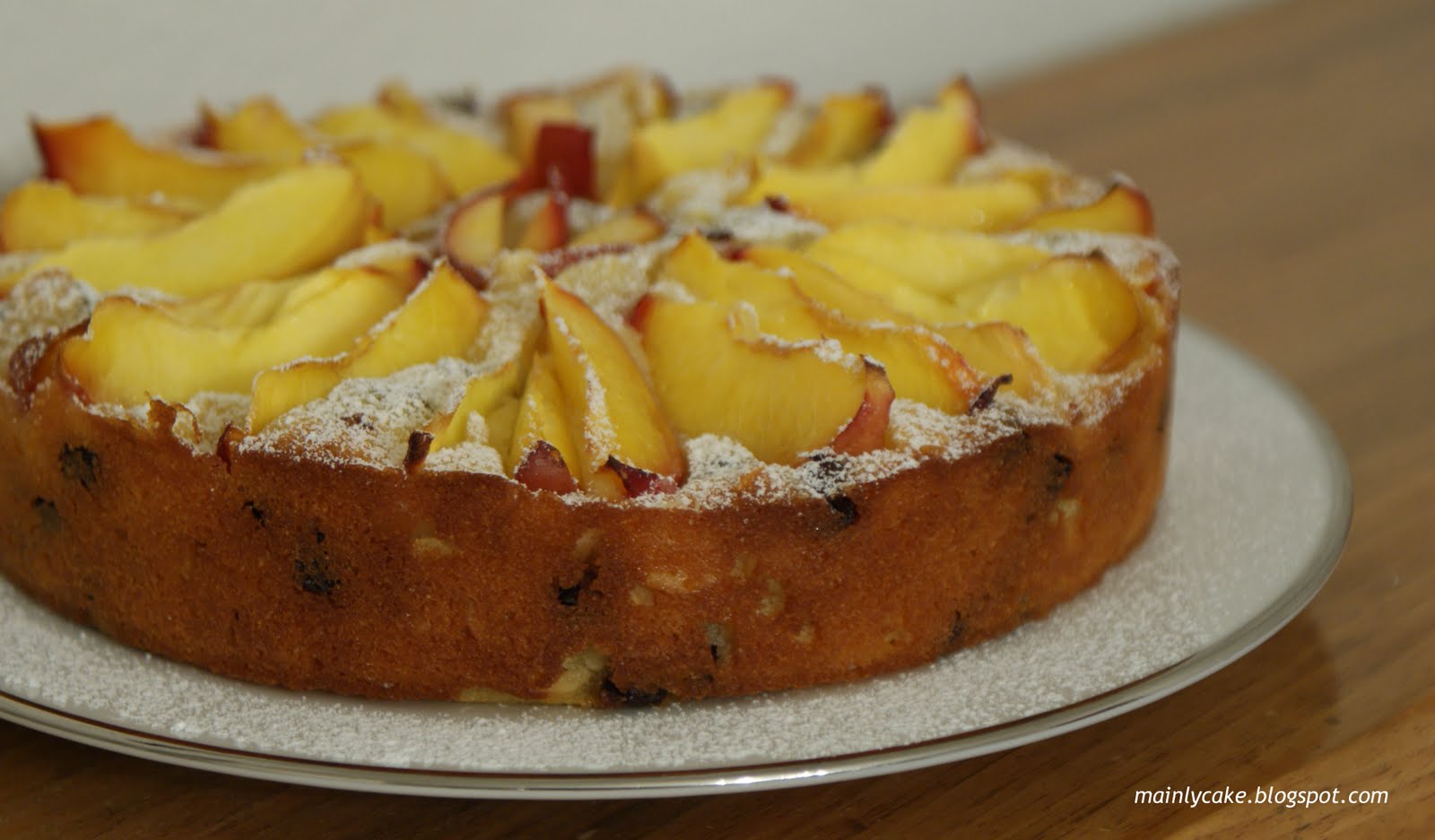 Mainly Cake Nectarine Cake