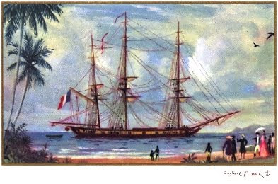 Gustave+Alaux+corvette+Le+Revenant+1808.