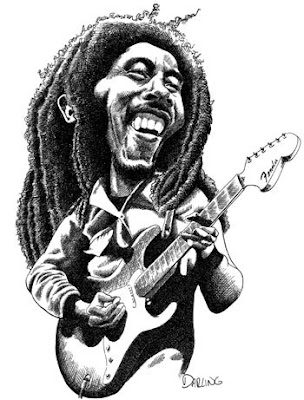 Cartoon Rastafarian