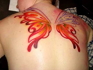 image of Fairy wing tattoo designs for women