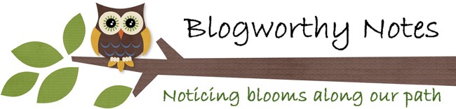 Blogworthy Notes