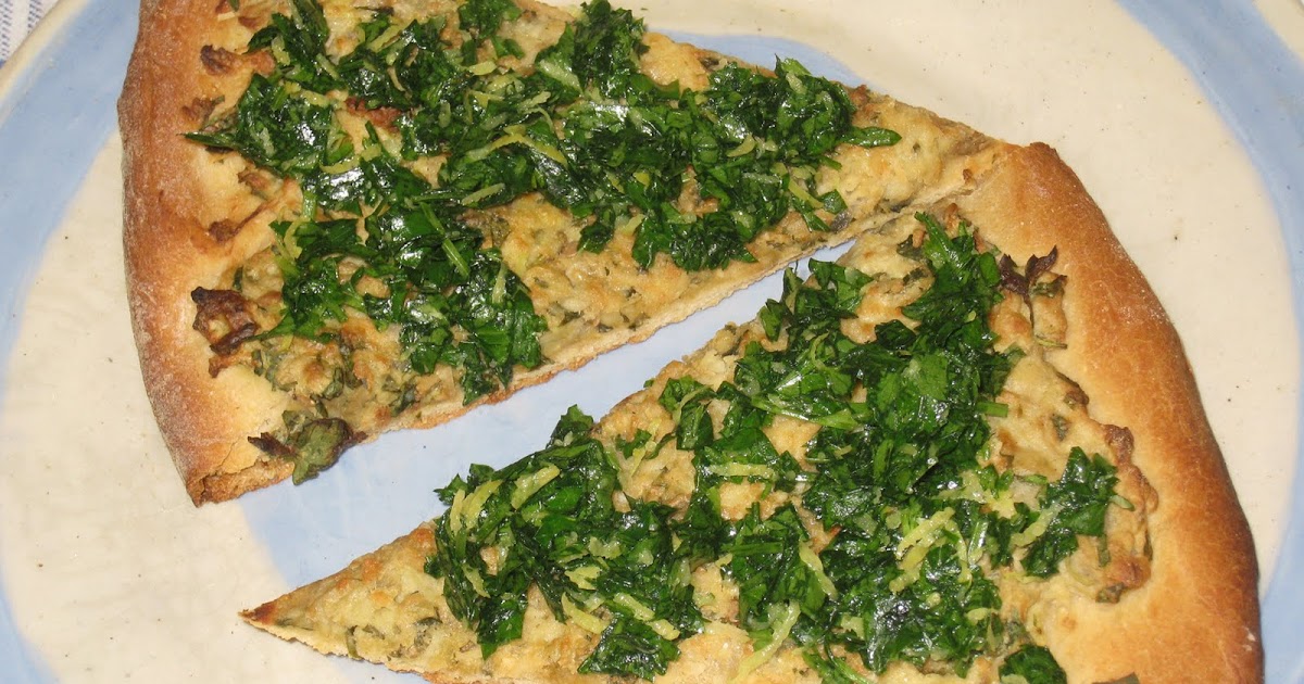 Cooking without a Net Baba Ghanouj Pizza