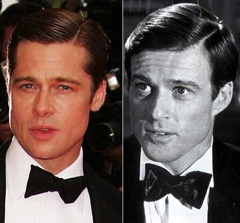 robert redford and brad pitt look alike - TATTOO HOT