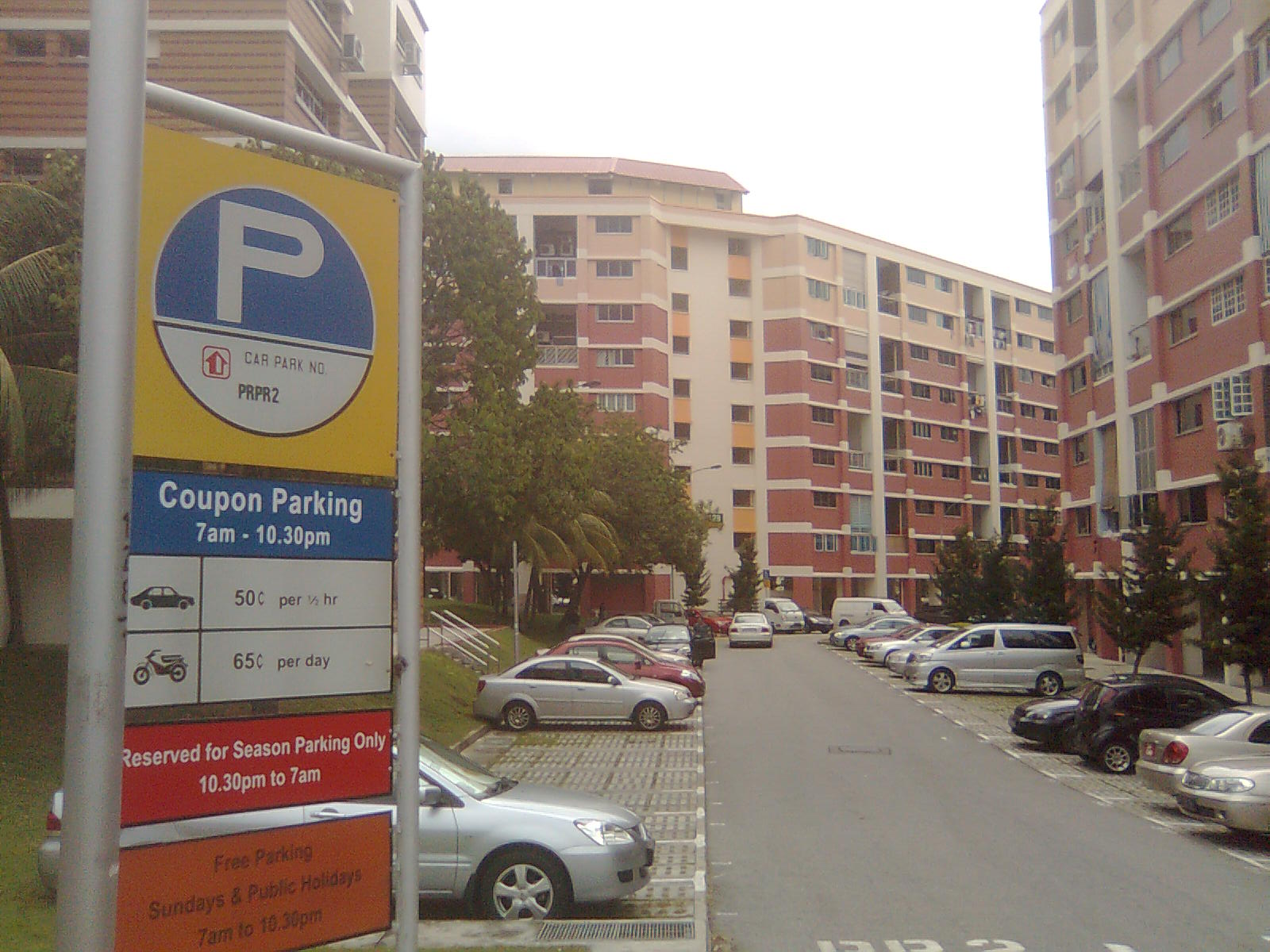  ... HDB has already reserved all of the parking here for season permit