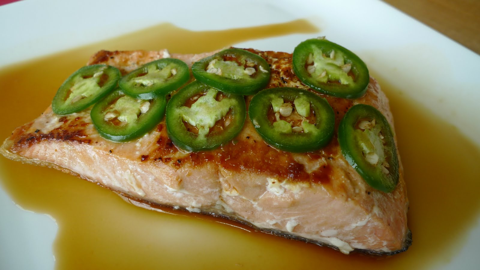 Seared Salmon with Jalapeno Ponzu — The Kitchen Witch