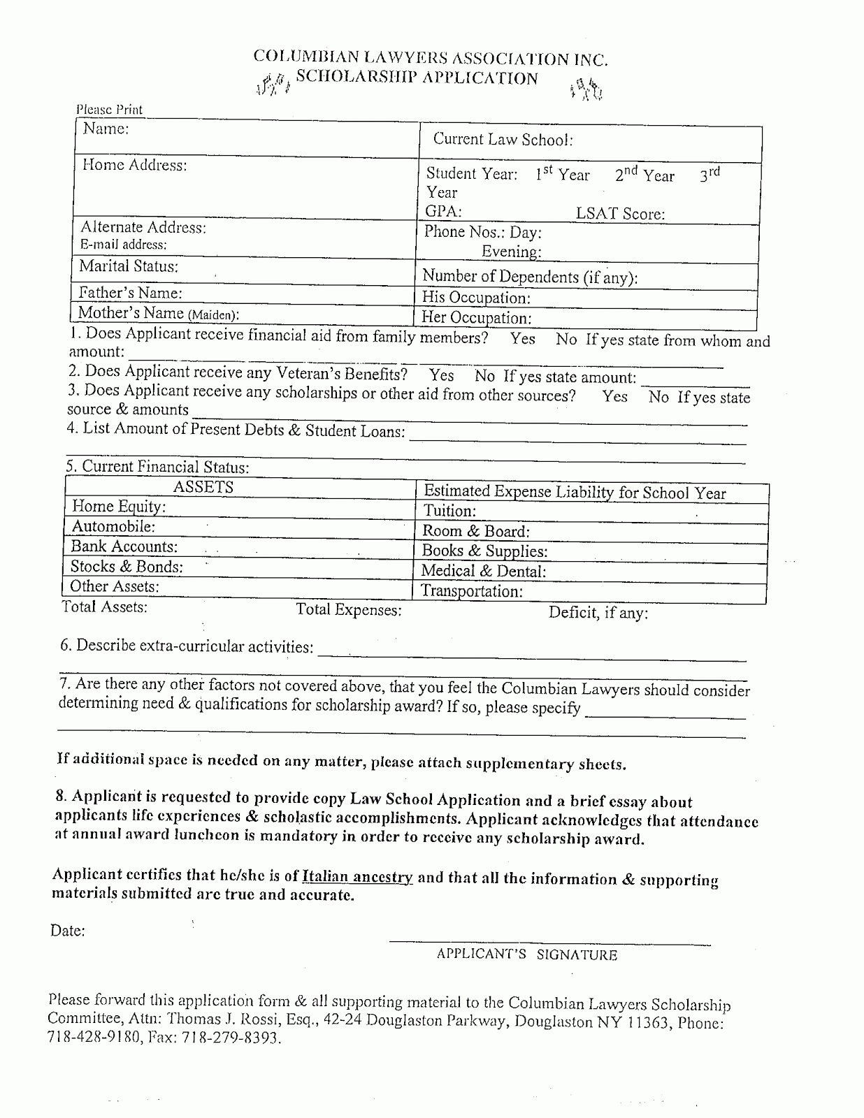 Harvard law school application image