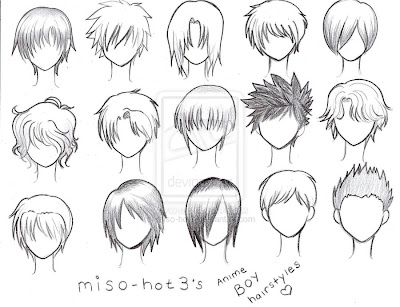 anime guy hairstyles. anime guy hairstyles. hot
