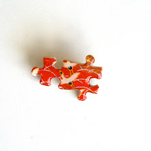 Red Bird Brooch