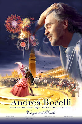 Andrea Bocelli Concert Poster