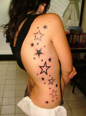 Star Tattoo On Stomach