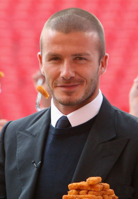 Beckham latest hairstyle