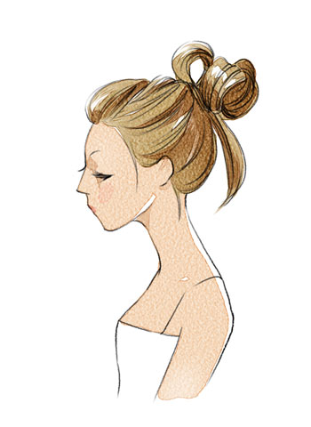 Spring Japanese Hairstyle Step