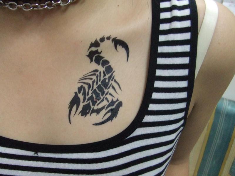 Scorpion Tattoos For Girls