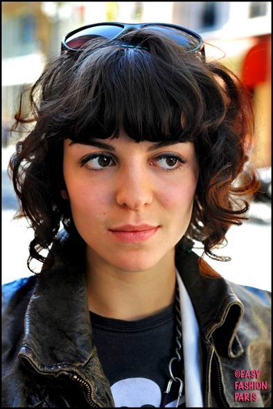 Curly Hairstyles with Bangs